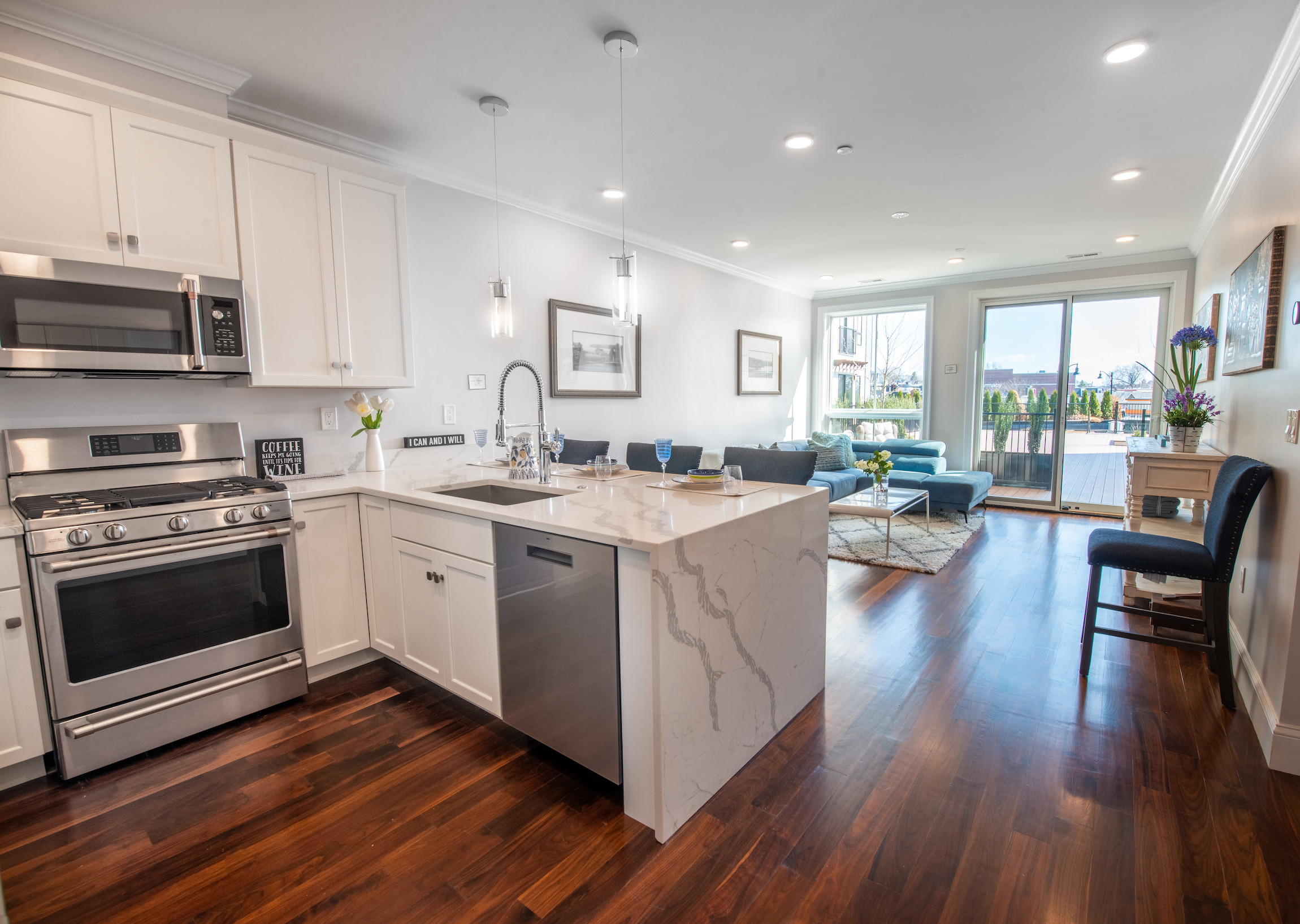 519 Broadway, Somerville, MA -open floor plan